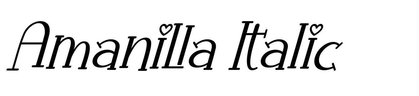 Amanilla Italic